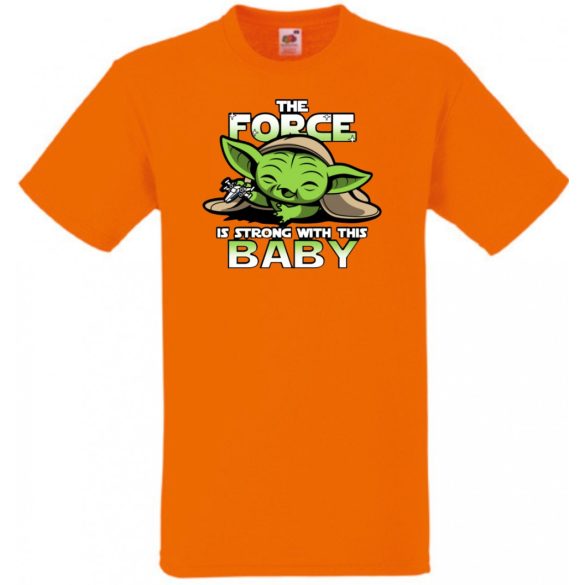 Humor-paródia BABYODA, The Force... gyerek rövid ujjú póló