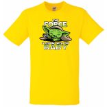 Humor-paródia BABYODA, The Force... gyerek rövid ujjú póló