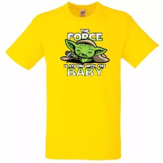   Humor-paródia BABYODA, The Force... gyerek rövid ujjú póló