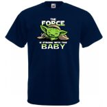 Humor-paródia BABYODA, The Force... gyerek rövid ujjú póló