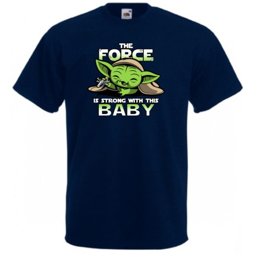 Humor-paródia BABYODA, The Force... gyerek rövid ujjú póló
