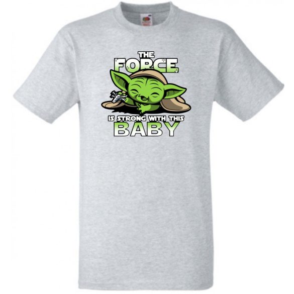 Humor-paródia BABYODA, The Force... gyerek rövid ujjú póló