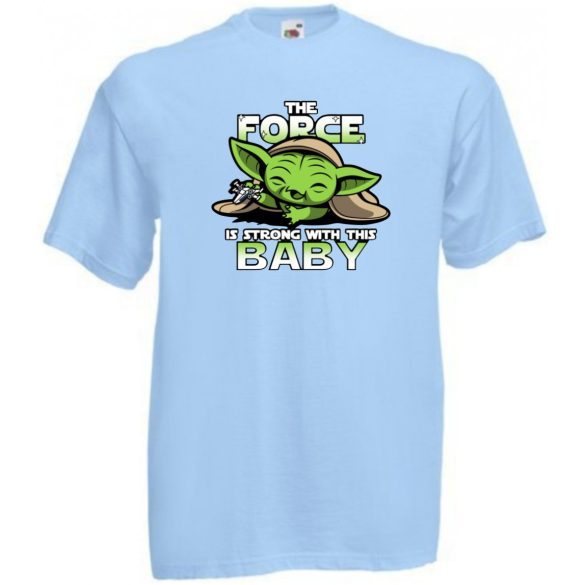 Humor-paródia BABYODA, The Force... gyerek rövid ujjú póló
