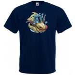 Humor-paródia BABYODA férfi rövid ujjú póló