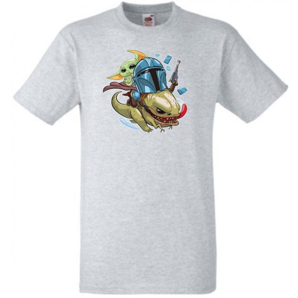 Humor-paródia BABYODA férfi rövid ujjú póló