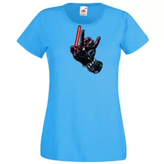  Humor-paródia Darth Vader Screaming Hands inspire női rövid ujjú póló