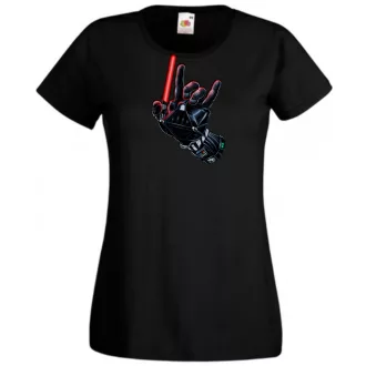   Humor-paródia Darth Vader Screaming Hands inspire női rövid ujjú póló