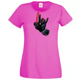   Humor-paródia Darth Vader Screaming Hands inspire női rövid ujjú póló
