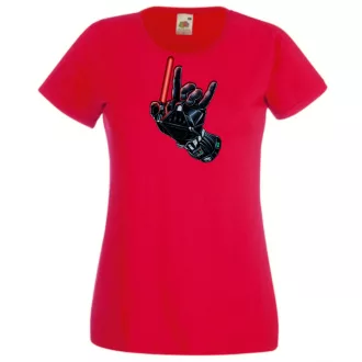   Humor-paródia Darth Vader Screaming Hands inspire női rövid ujjú póló