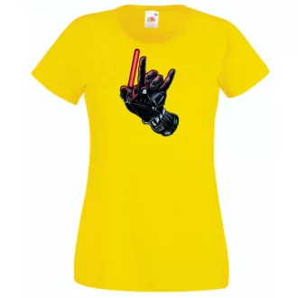   Humor-paródia Darth Vader Screaming Hands inspire női rövid ujjú póló