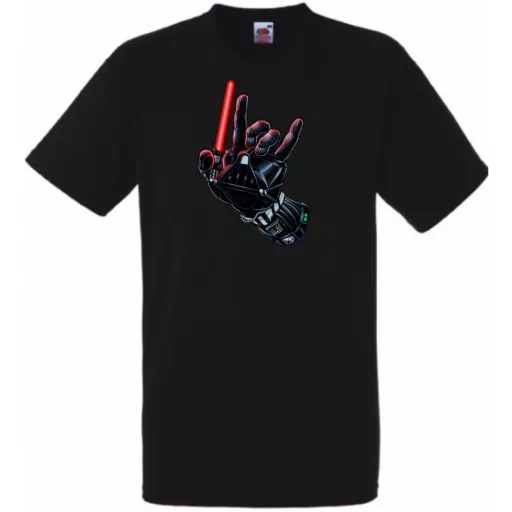 Humor-paródia Darth Vader Screaming Hands inspire férfi rövid ujjú póló