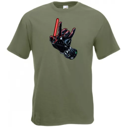 Humor-paródia Darth Vader Screaming Hands inspire férfi rövid ujjú póló