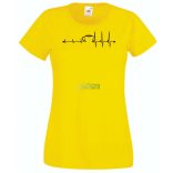 Coffee EKG női rövid ujjú póló