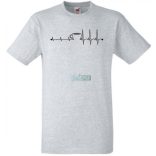 Coffee EKG férfi rövid ujjú póló