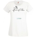 Imádom a baglyokat, EKG női rövid ujjú póló