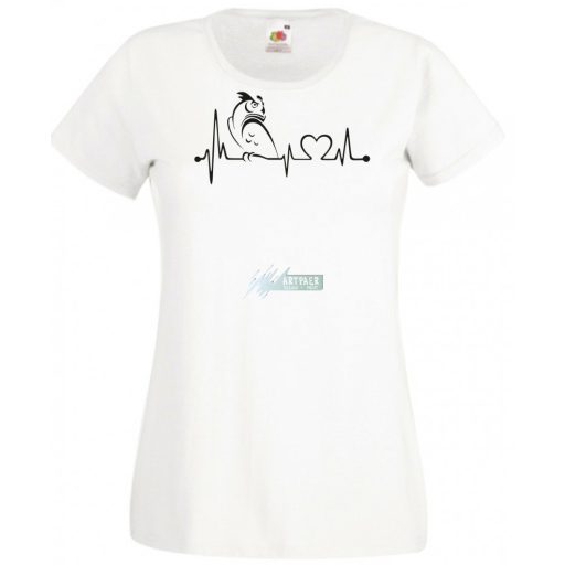 Imádom a baglyokat, EKG női rövid ujjú póló