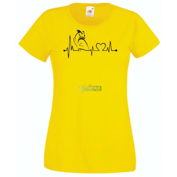 Imádom a baglyokat, EKG női rövid ujjú póló