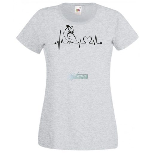 Imádom a baglyokat, EKG női rövid ujjú póló