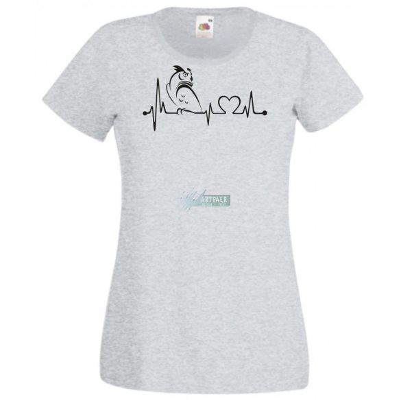 Imádom a baglyokat, EKG női rövid ujjú póló