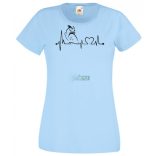 Imádom a baglyokat, EKG női rövid ujjú póló