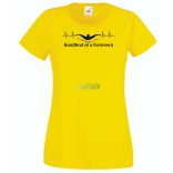EKG Sport - Heartbeat of a Swimmer- úszás női rövid ujjú póló