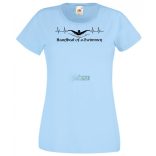 EKG Sport - Heartbeat of a Swimmer- úszás női rövid ujjú póló