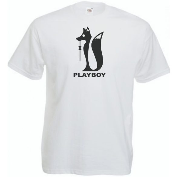 Humor Playboy Fox férfi rövid ujjú póló