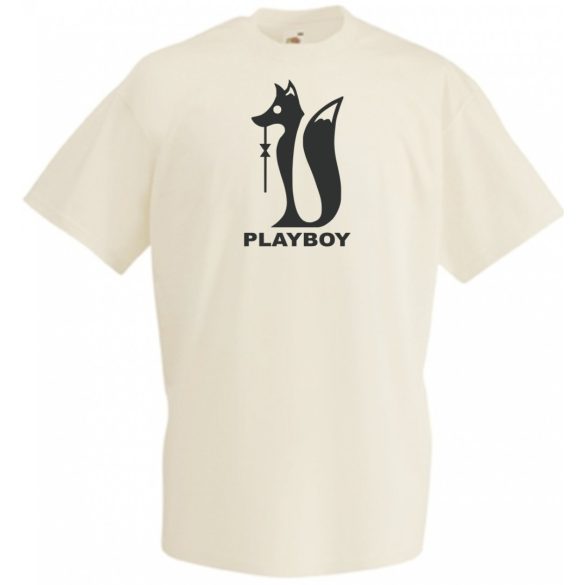 Humor Playboy Fox férfi rövid ujjú póló