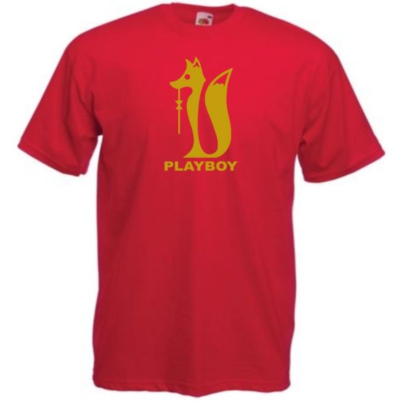 Humor Playboy Fox férfi rövid ujjú póló