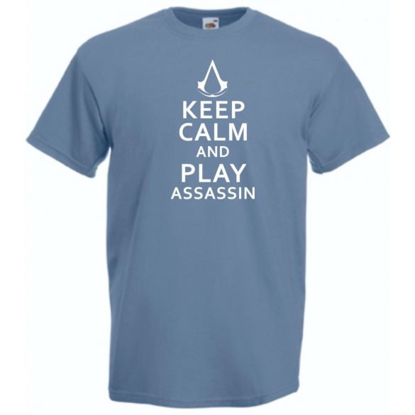 Keep Calm Assassin férfi rövid ujjú póló