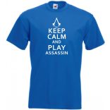 Keep Calm Assassin férfi rövid ujjú póló