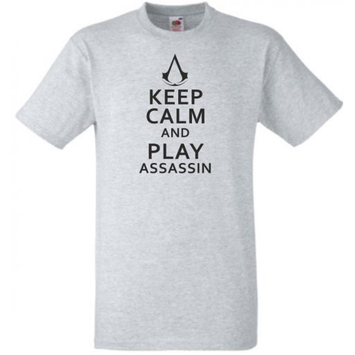 Keep Calm Assassin férfi rövid ujjú póló