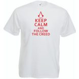 Keep Calm Assassin férfi rövid ujjú póló