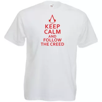 Keep Calm Assassin férfi rövid ujjú póló