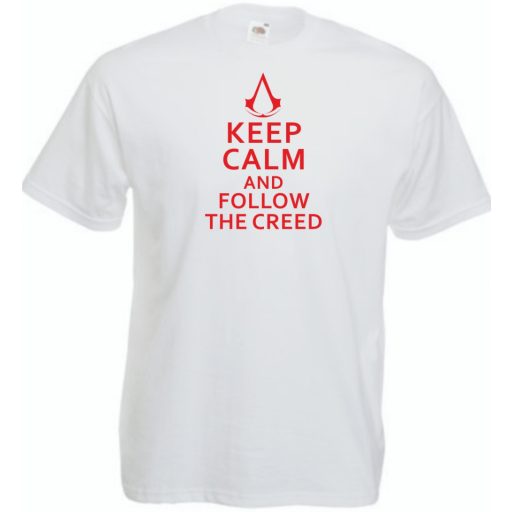 Keep Calm Assassin férfi rövid ujjú póló