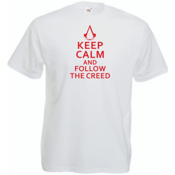 Keep Calm Assassin férfi rövid ujjú póló