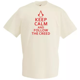 Keep Calm Assassin férfi rövid ujjú póló