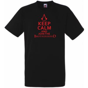 Keep Calm Assassin férfi rövid ujjú póló