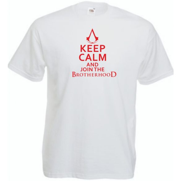 Keep Calm Assassin férfi rövid ujjú póló
