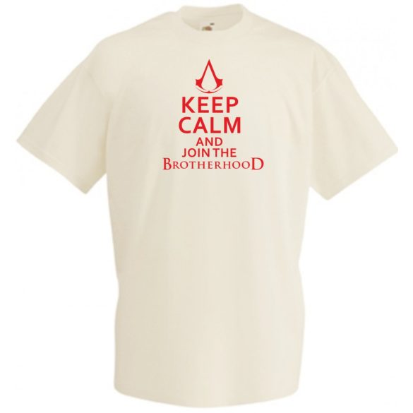 Keep Calm Assassin férfi rövid ujjú póló