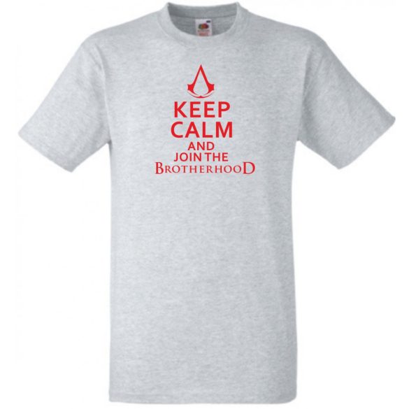 Keep Calm Assassin férfi rövid ujjú póló