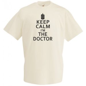 Keep Calm - Dr Who férfi rövid ujjú póló