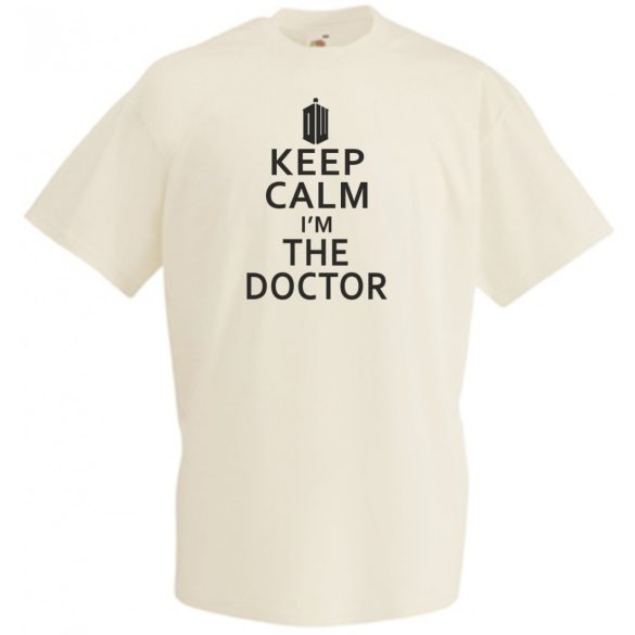 Keep Calm - Dr Who férfi rövid ujjú póló