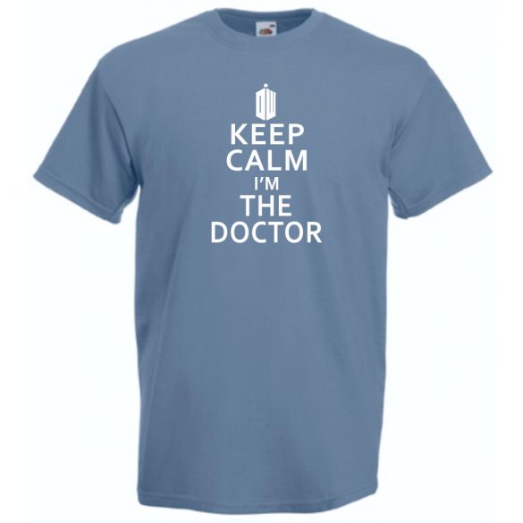 Keep Calm - Dr Who férfi rövid ujjú póló