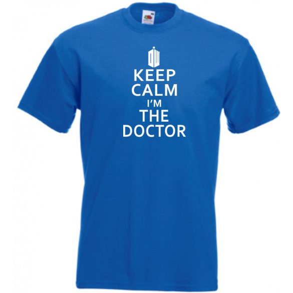 Keep Calm - Dr Who férfi rövid ujjú póló