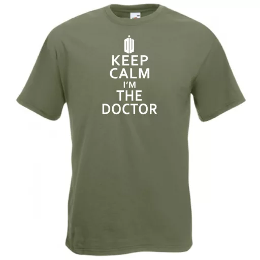 Keep Calm - Dr Who férfi rövid ujjú póló