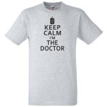 Keep Calm - Dr Who férfi rövid ujjú póló