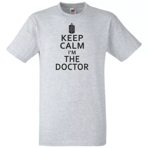 Keep Calm - Dr Who férfi rövid ujjú póló