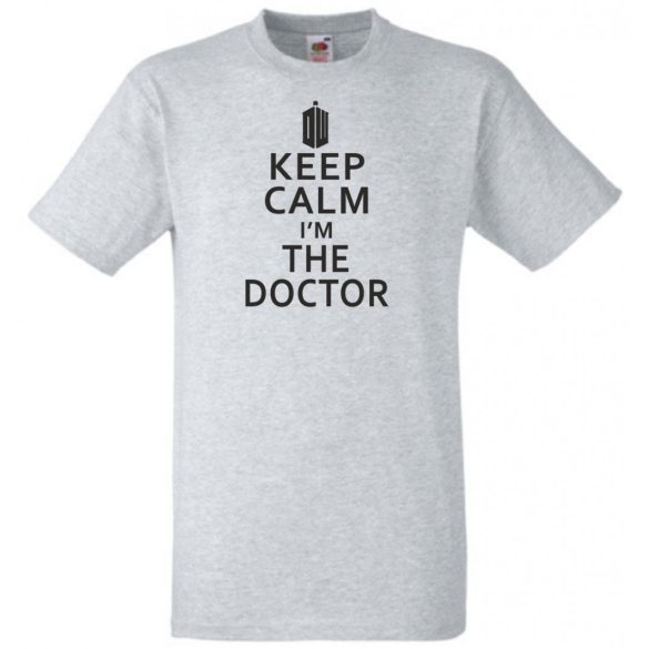 Keep Calm - Dr Who férfi rövid ujjú póló