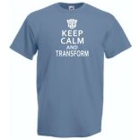 Keep Calm Transformers férfi rövid ujjú póló
